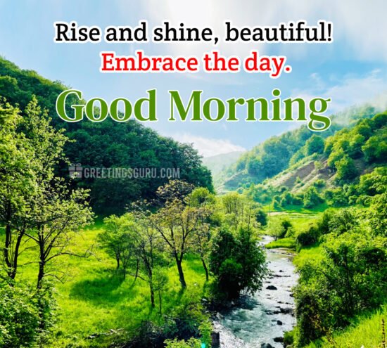 Good Morning Scenery Images and Wishes