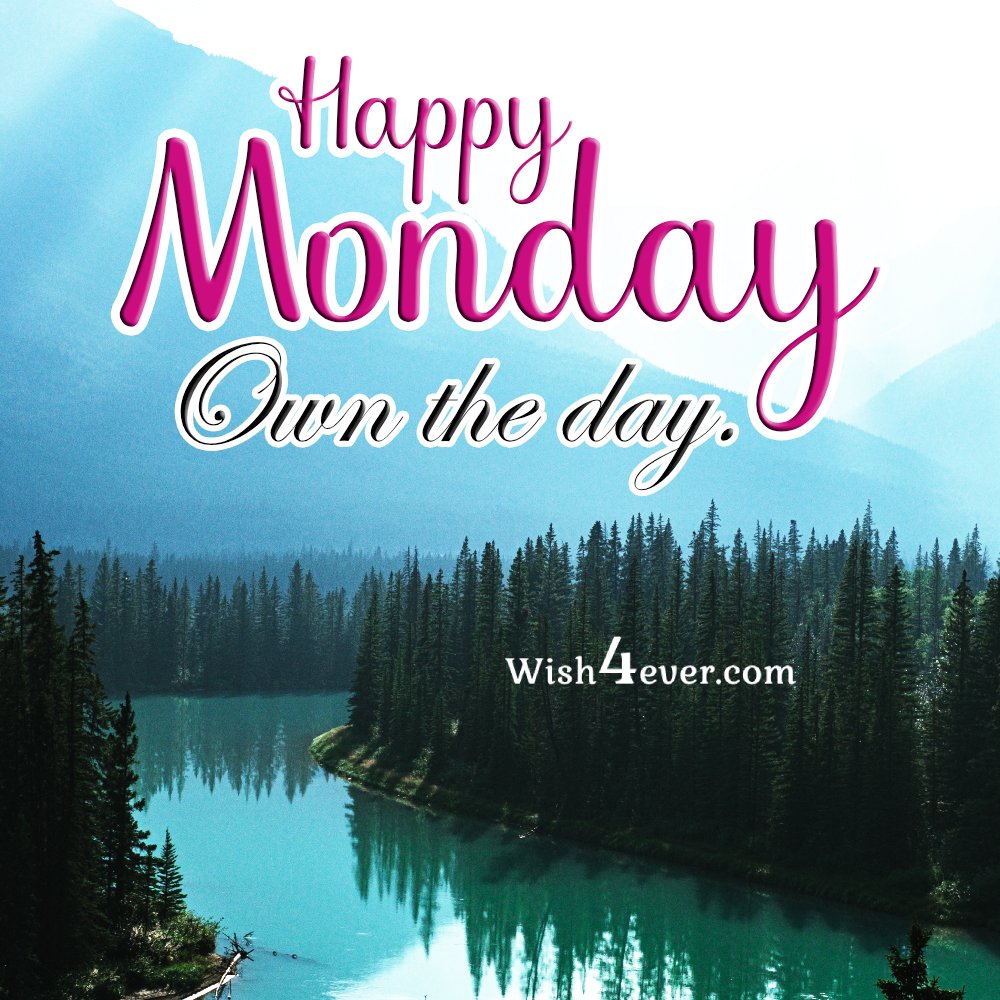 Happy Monday Own the day