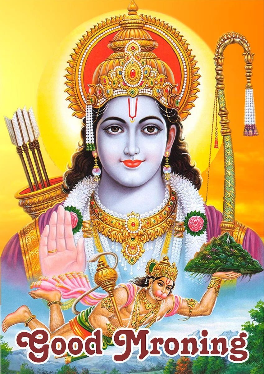 Desktop Wallpaper Bhagwan Shree Ram Good Morning Wishes Ram God