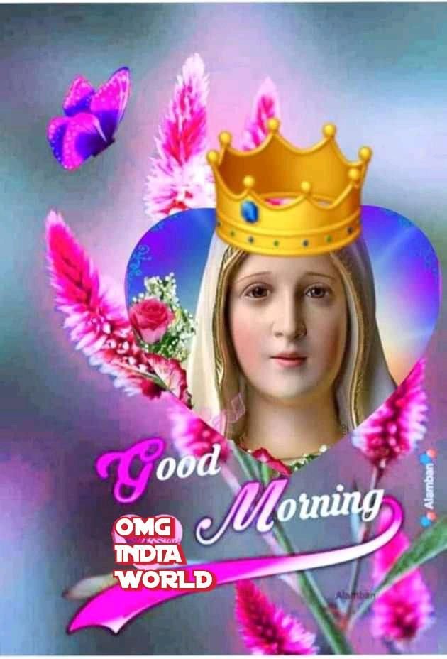 Good Morning Mother Mary Image