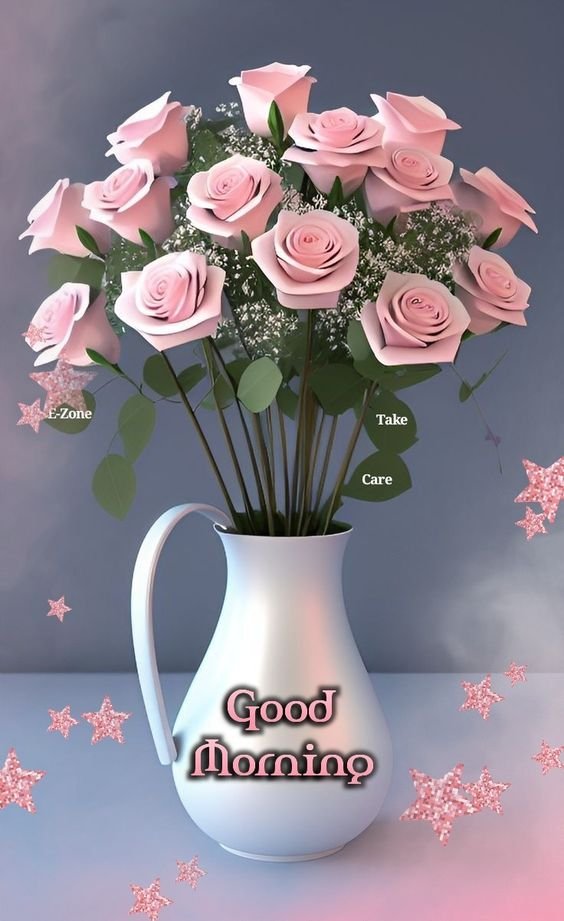 Good Morning Pink Flower DP