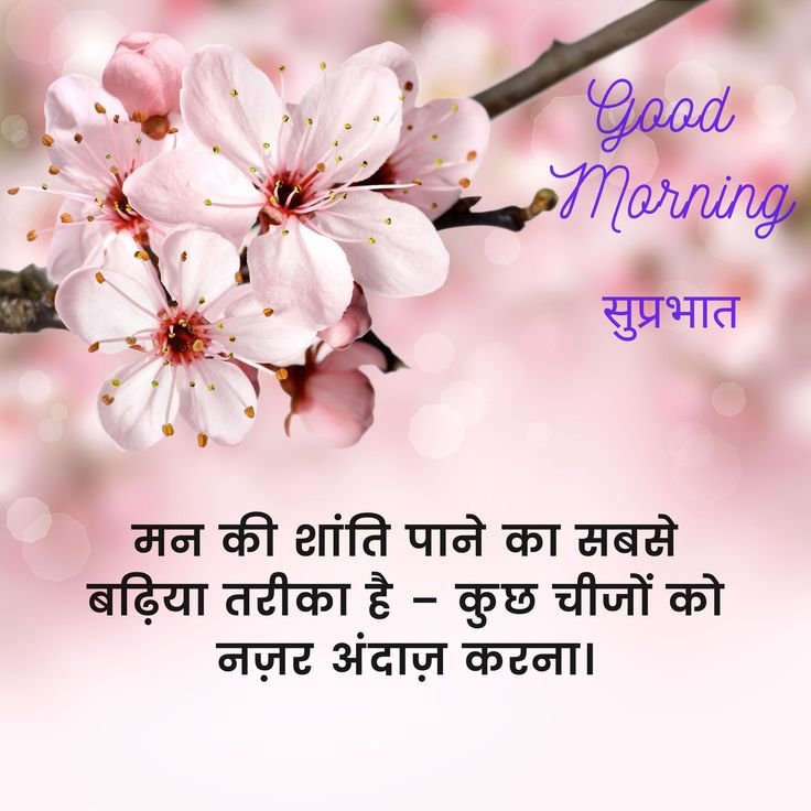 Good Morning Hindi Quote Picture