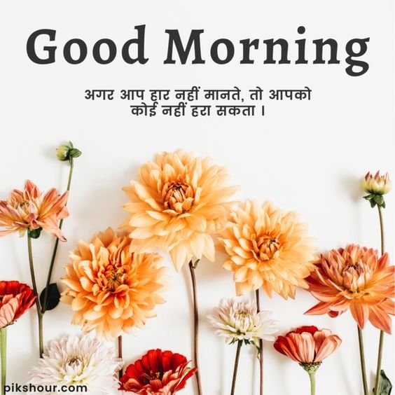 Good Morning Hindi Quote image