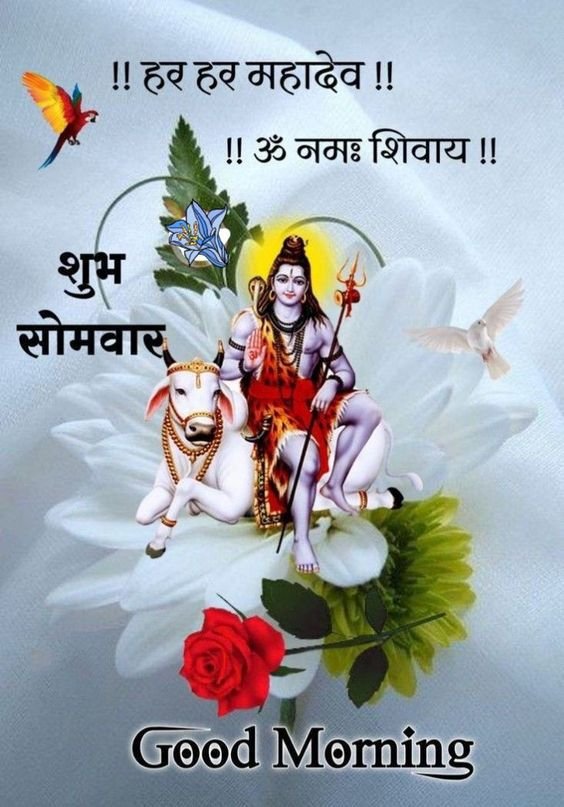 Lord Shiva Good Morning Har Har Mahadev Shubh Somvaar