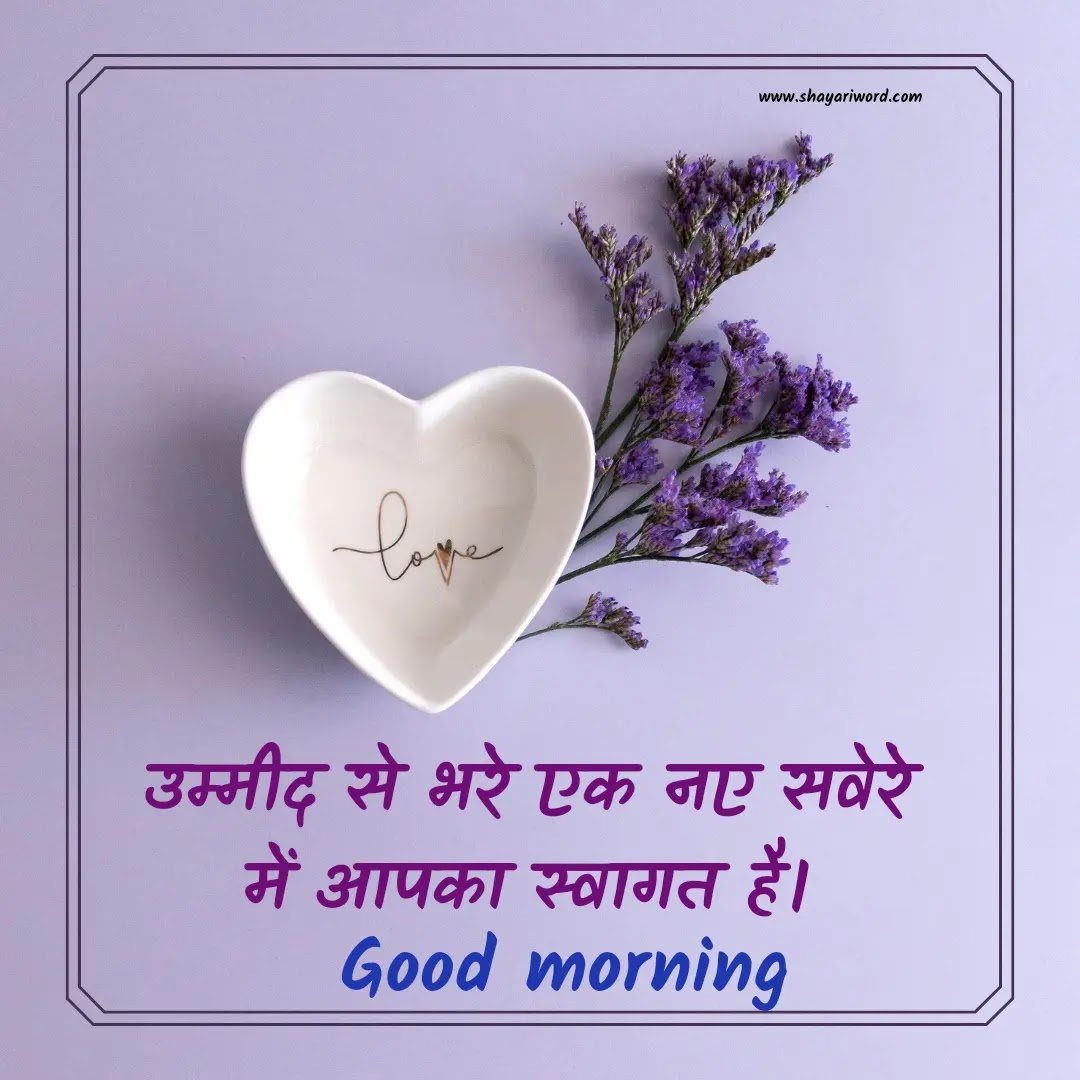 Wonderful Good Morning Wishes in English and Hindi With Picture
