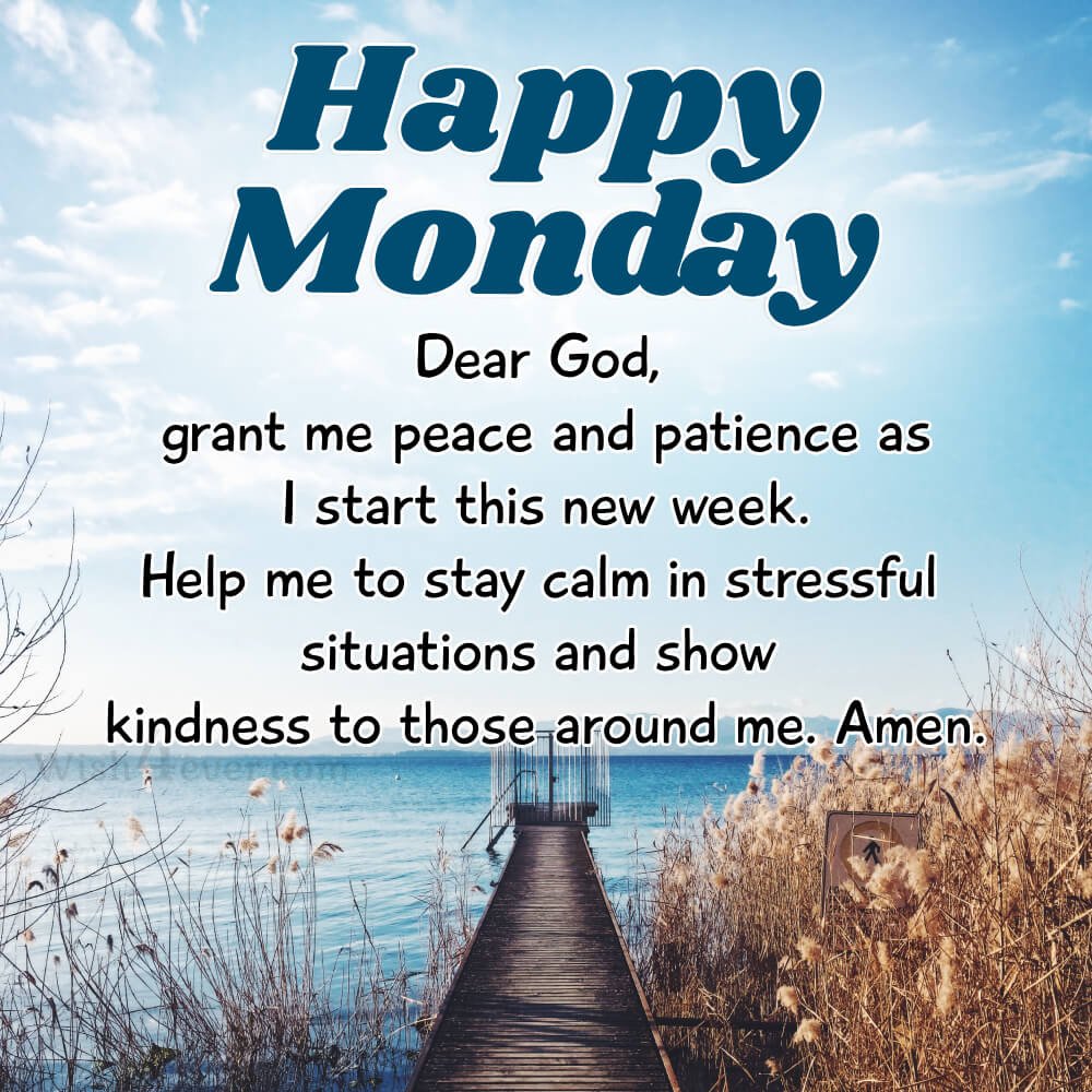 Good Morning Monday Prayer Images