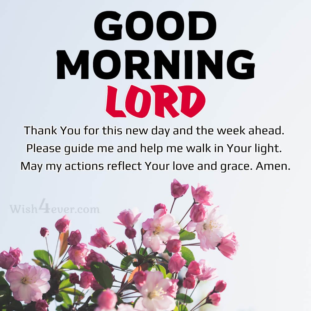 Good Morning Monday Prayer Images