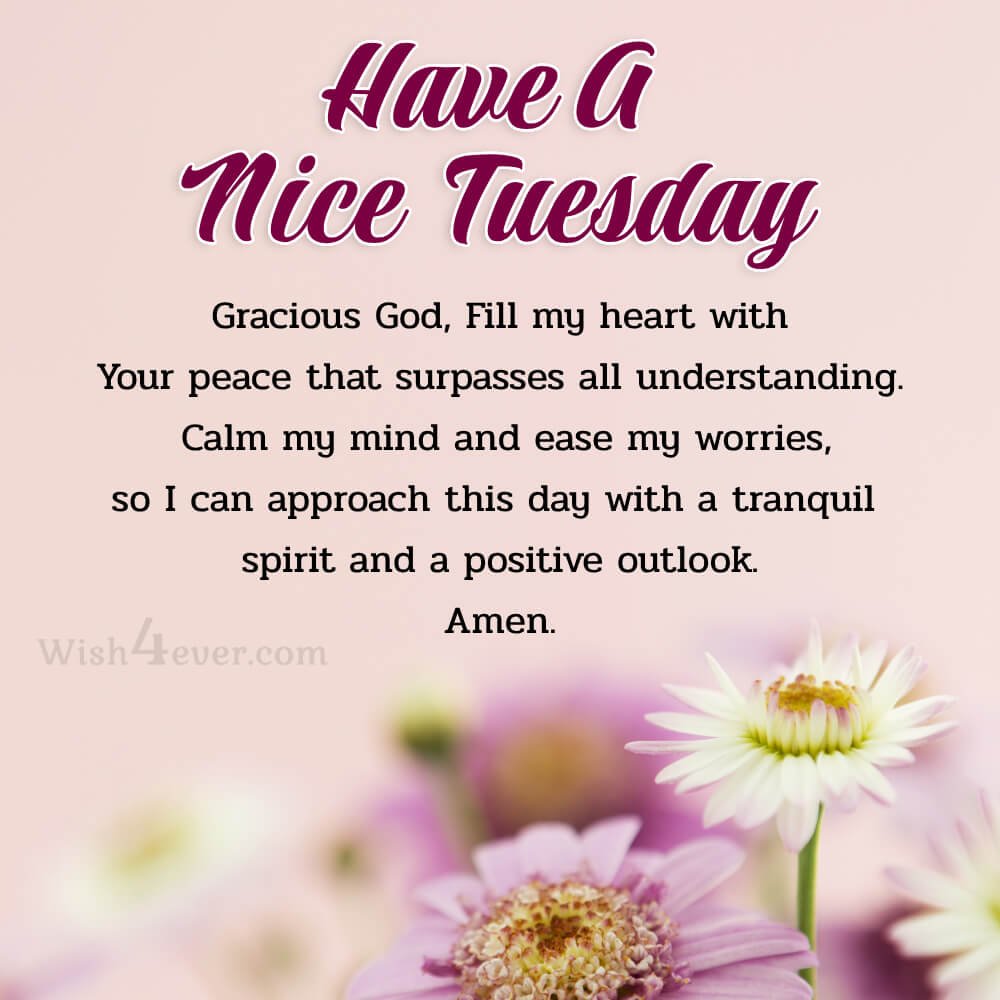 Good Morning Tuesday Prayer Images