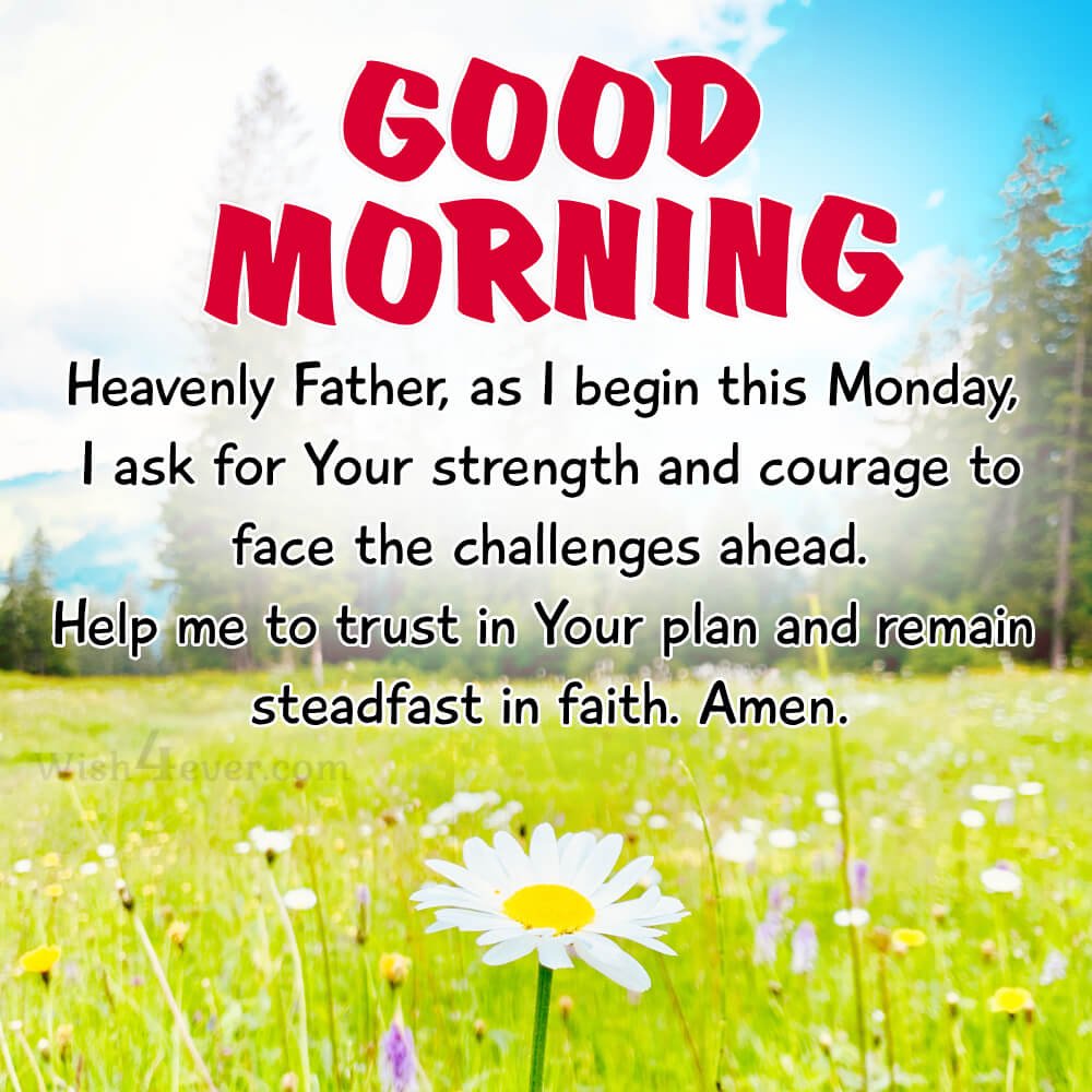 Good Morning Monday Prayer Images