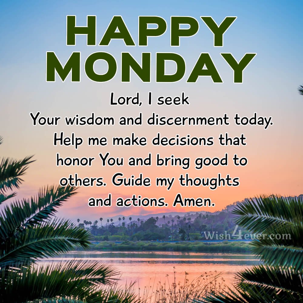 Good Morning Monday Prayer Images