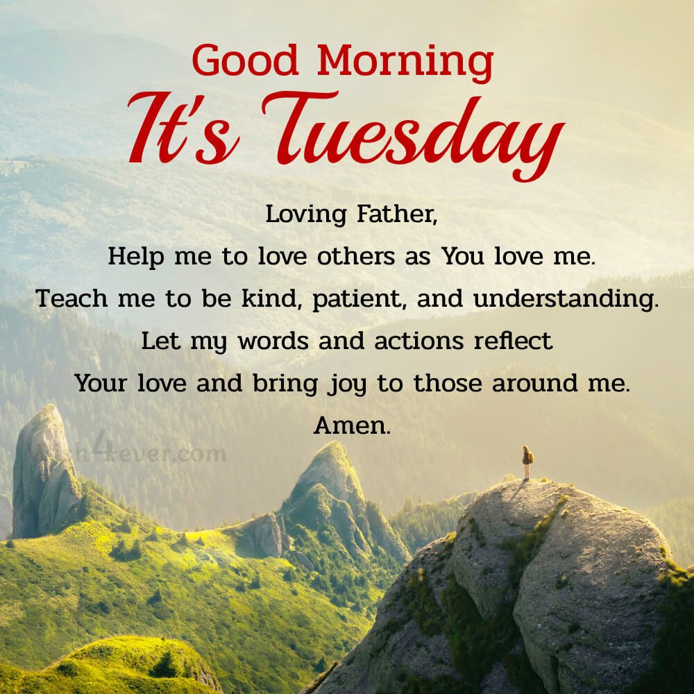 Good Morning Tuesday Prayer Images