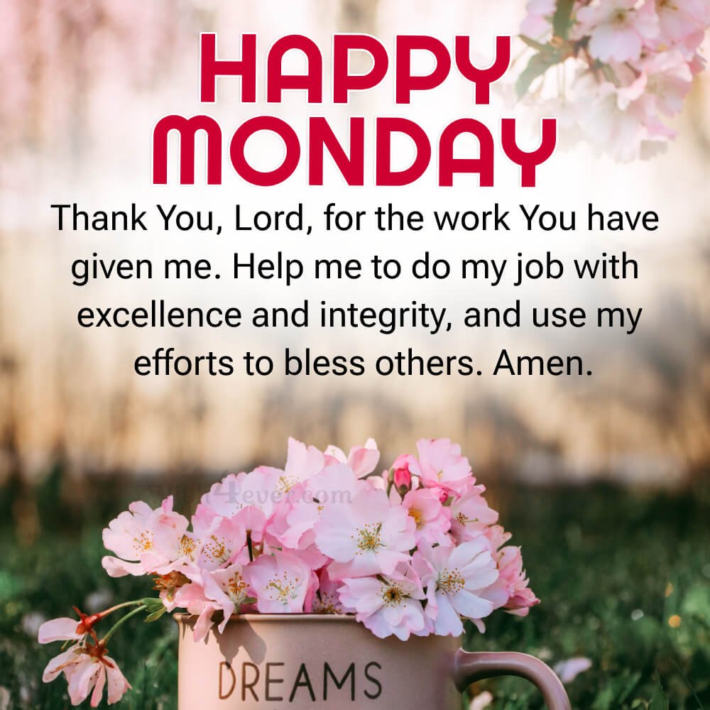 Good Morning Monday Prayer Images